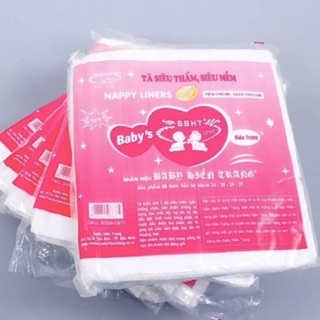 giấy lót phân xu bé sơ sinh ( 10-15 tờ)