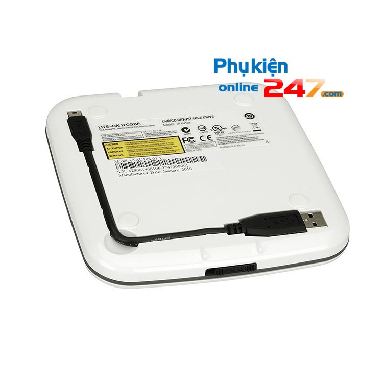 Ổ đọc đĩa DVD cắm ngoài cho Laptop, Máy tính để bàn