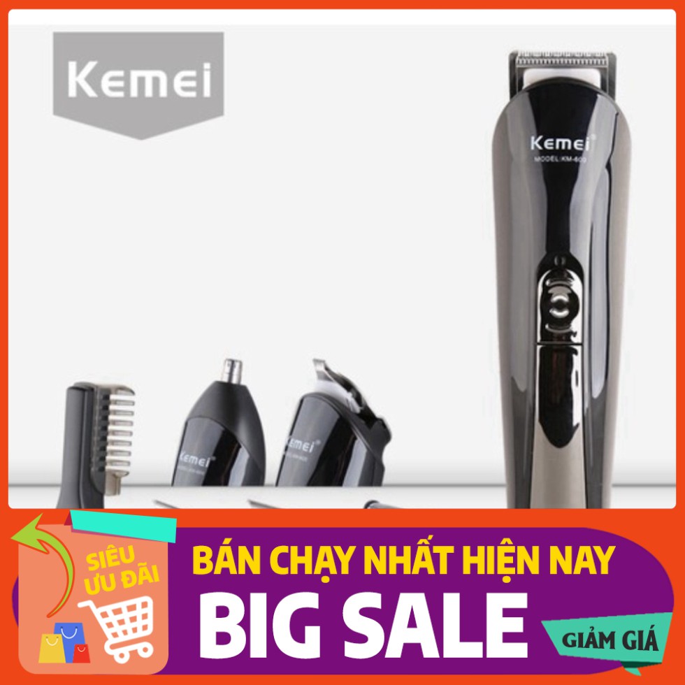 [FREE SHIP] TÔNG ĐƠ KEMEI KM -600 Hàn Quốc +Tặng Kèm bộ 2 kéo cắt tỉa