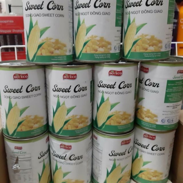 Ngô Hộp Chiên Đồng Giao Doveco hộp 450g