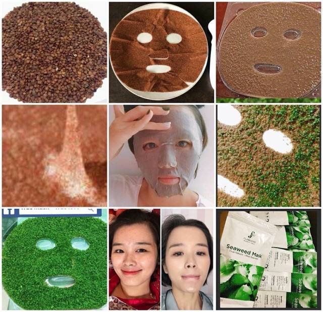 Bán sỉ Mặt nạ tảo biển Hàn Quốc 10 miếng/gói - Seaweed Mask - Hàng chính hãng check code- mẫu mới nhất date 1 năm | Thế Giới Skin Care