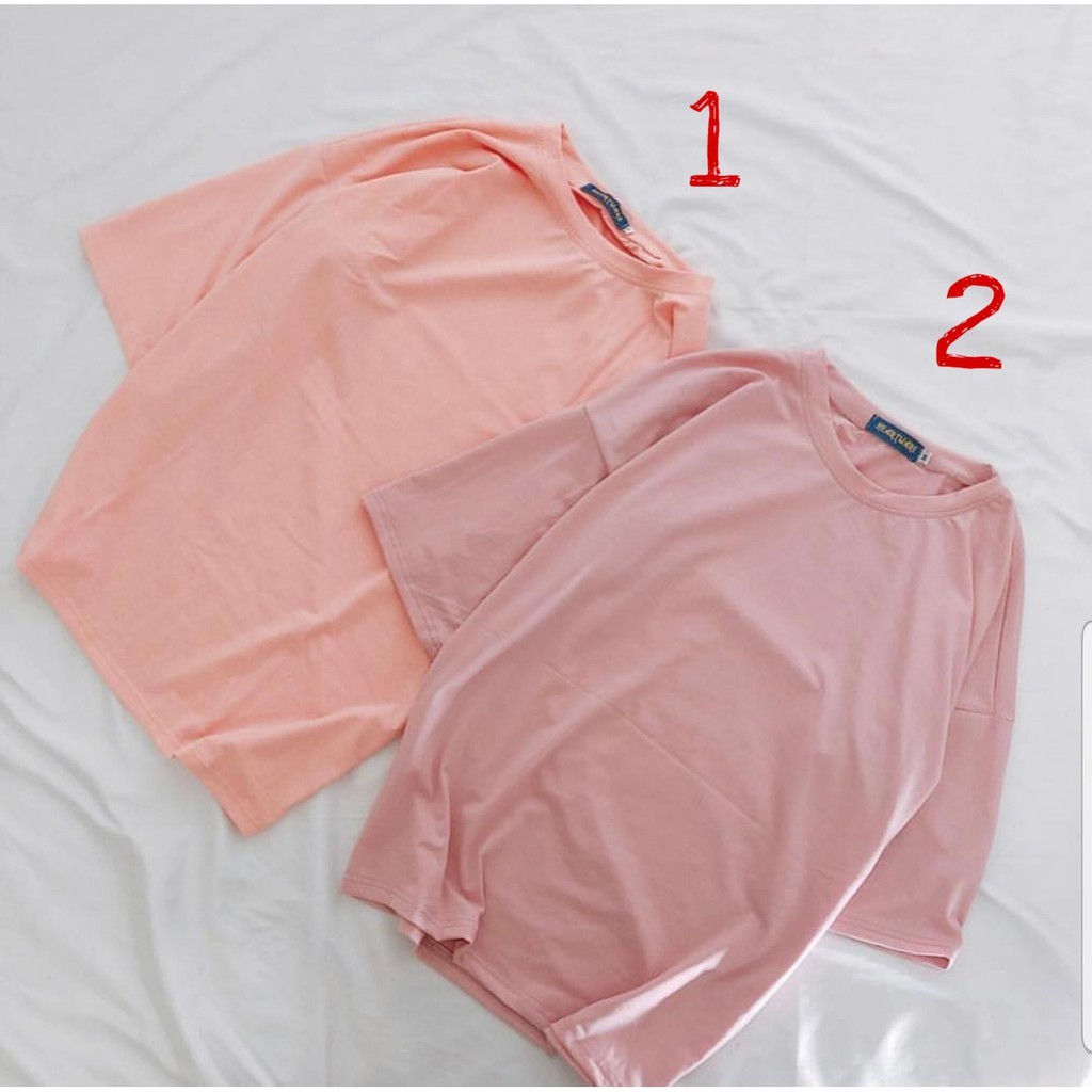 ÁO THUN TRƠN OVERSIZE ĐỦ MÀU UNISEX 1HIT_UNISEX (16 Màu)
