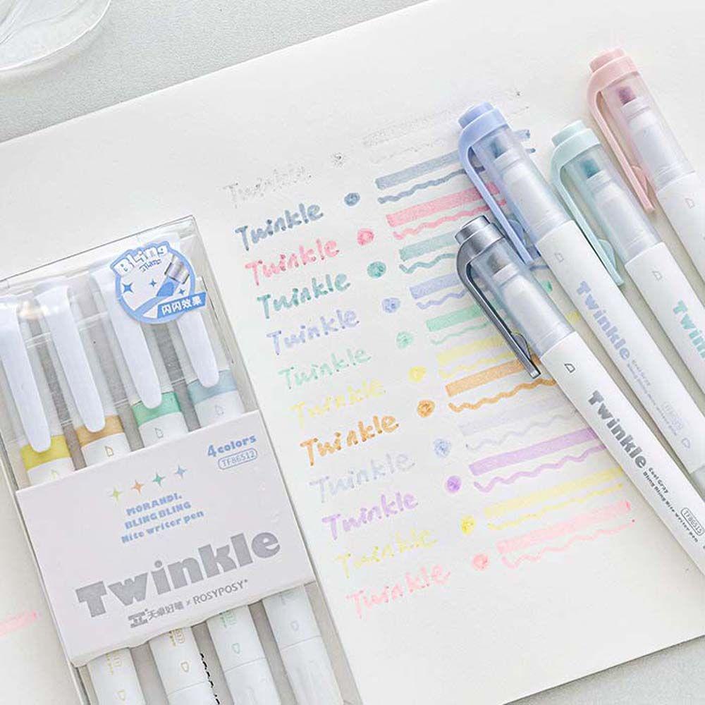 Lloyd Bút Mực Viết Bảng Màu Sắc Bắt Sáng Dành Cho Học Sinh / Văn Phòng / Trường