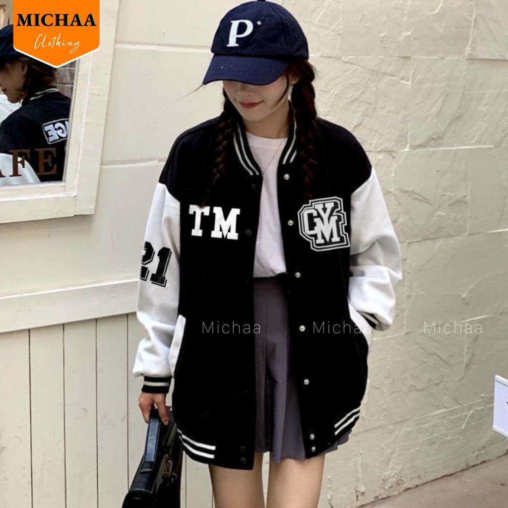 Áo Khoác Bomber Dù TM.CYM Nam Nữ Ulzzang Unisex Kiểu Thể Thao Jacket - MICHAA