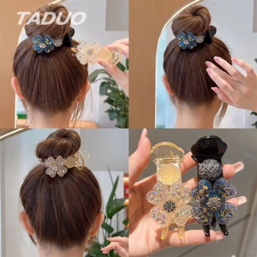 Kẹp Tóc Hình Hoa Đính Đá Thời Trang Cho Nữ
