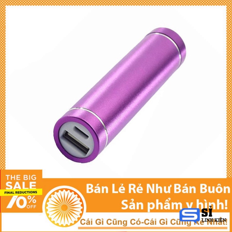 Box sạc dự phòng 1 cell vỏ nhôm