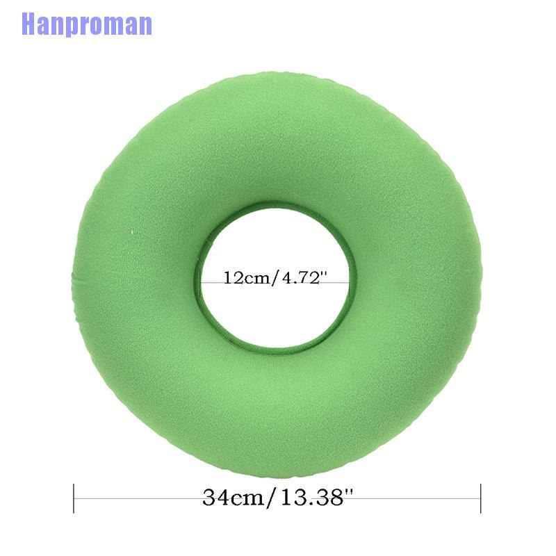 Hm> inflatable rubber ring round seat cushion medical hemorrhoid pillow donut +pump