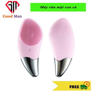 Máy rửa mặt con cá chính hãng cao cấp, máy rửa mặt làm sạch da mặt êm dịu với bề mặt mềm mịn không gây khó chịu