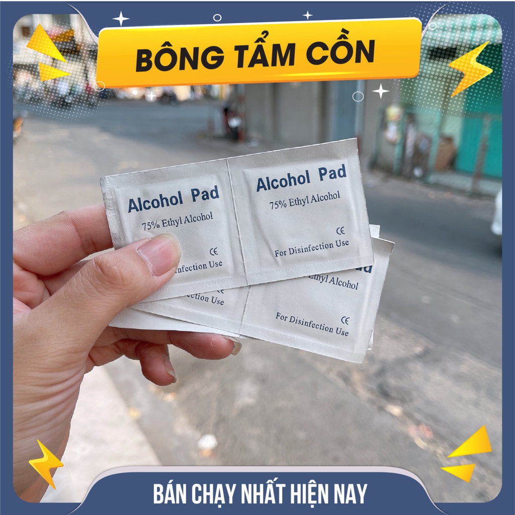 Miếng Cồn Lau Móng Tay Alcohol Pad - 1 MIếng