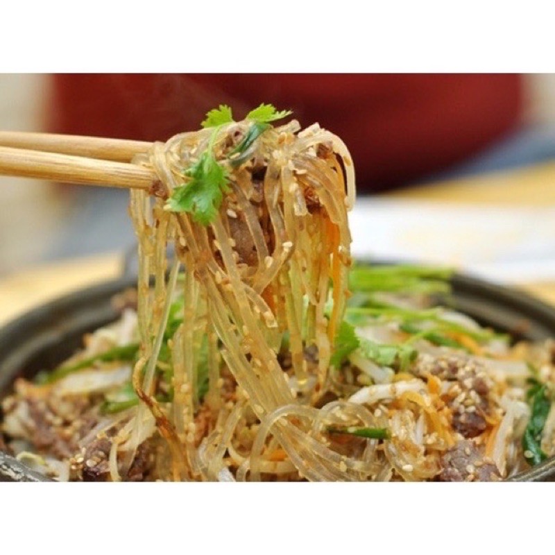 Miến khoai lang Hoàng Minh gói 300gr sợi miến dai giòn, chuẩn vị miến quê, eat clean