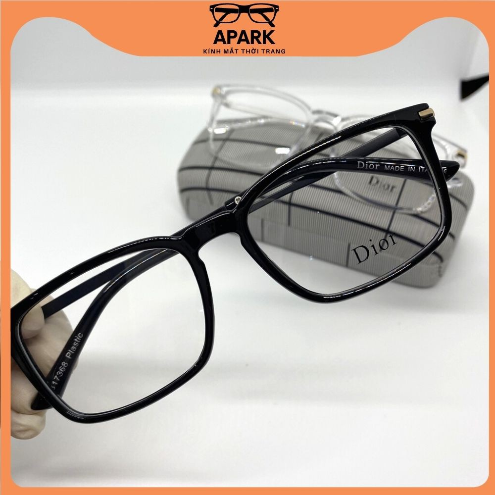 Gọng kính cận nam nữ FULL BOX thiết kế mắt vuông gọng thép Dr, thời trang hot tred  - APARK AP59