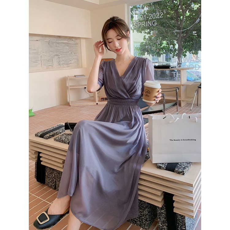 Đầm Bigsize Nữ Tú Mỡ Đầm Bigsize Thiết Kế Che Khuyết Điểm Tôn Dán Đầm voan xếp ly Đủ size từ 50-95KG DA0103