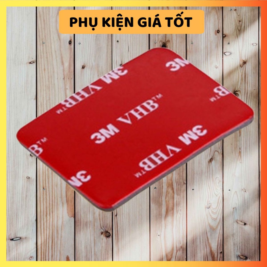 Keo dán hai mặt 3M khổ 3x4cm siêu chắc, dán CAM hành trình, go Pro, vật dụng Decor...