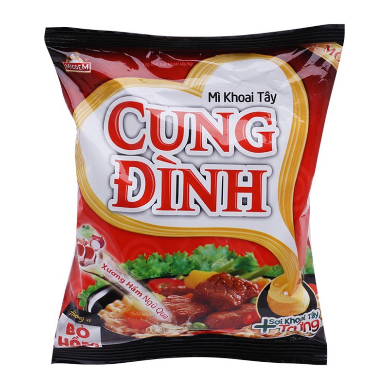 MÌ KHOAI TÂY CUNG ĐÌNH ĐỦ VỊ GÓI 80G | WebRaoVat - webraovat.net.vn