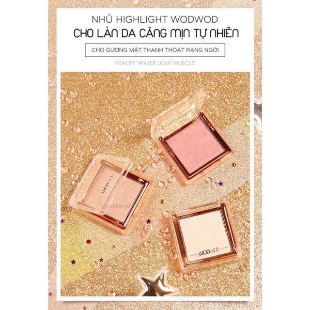 Nhũ highlight cho da căng mịn tự nhiên Wodwod | BigBuy360 - bigbuy360.vn