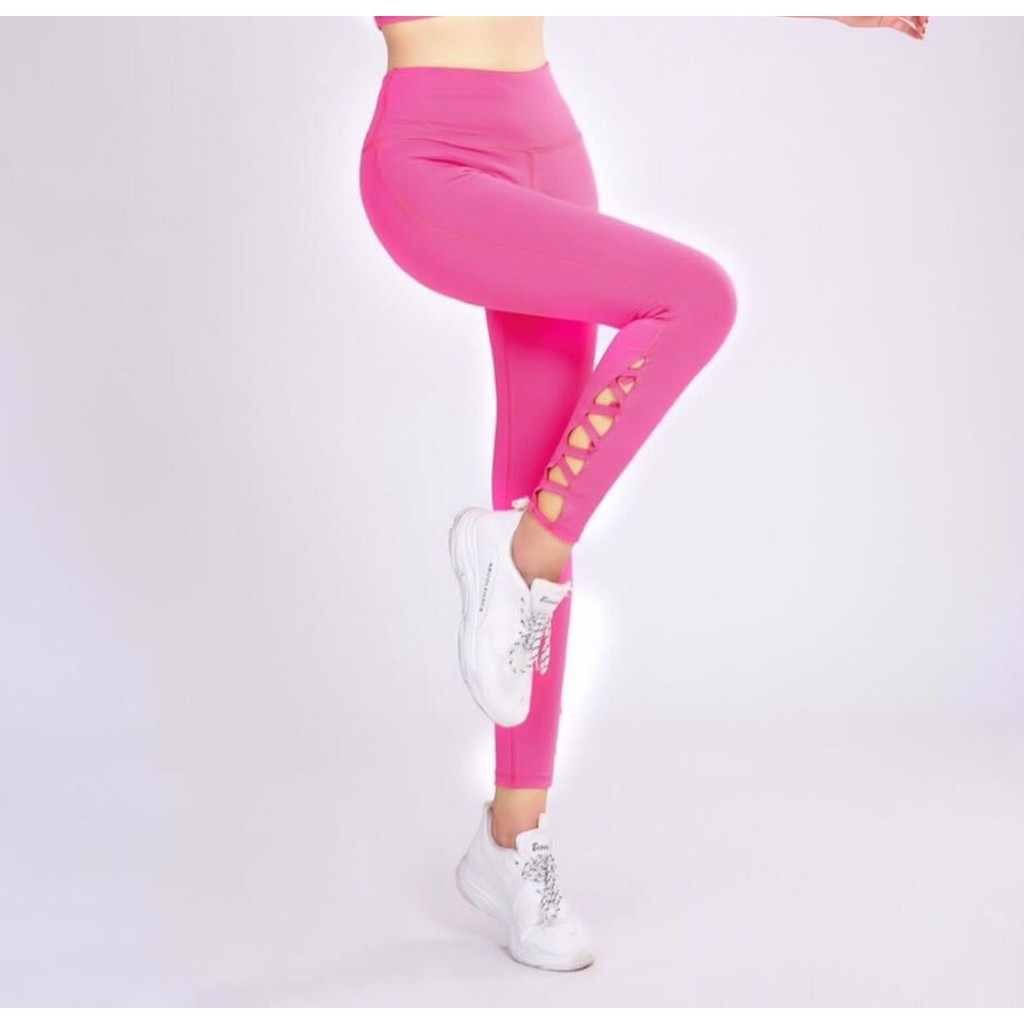 Quần tập legging nữ dài cạp lưng cao nâng mông co giãn 4 chiều thoáng mát tập Yoga Gym Zumba Aerobic QTT005