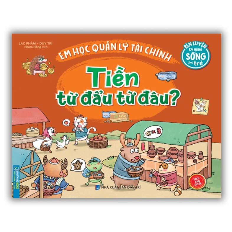 Sách - Combo 2 cuốn Em học quản lý tài chính - tiền tiêu vặt của bé và Em học quản lý tài chính - tiền từ đẩu từ đâu ?