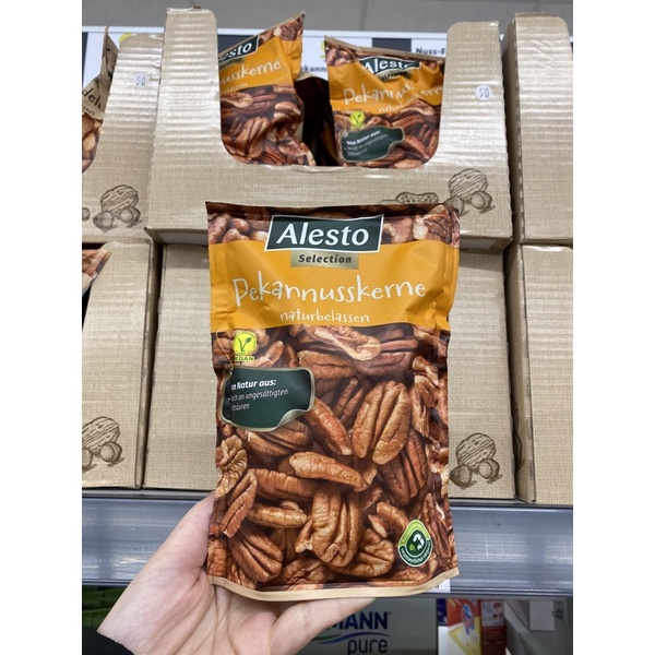(Hàng Đức nội địa) Hạt Hồ Đào (Pecan) nguyên chất Alesto
