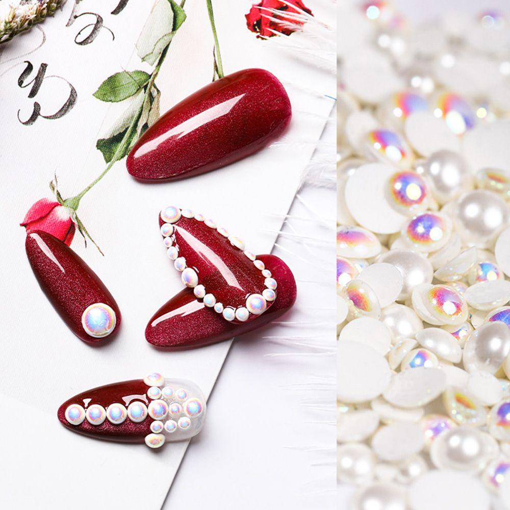 Phụ Kiện Trang Trí Móng Nghệ Thuật Hình Bán Nguyệt Phong Cách Nhật Bản