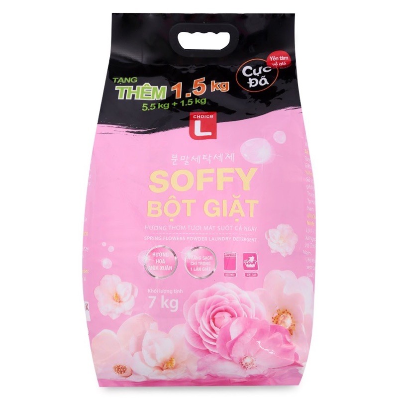 7kg Bột Giặt Soffy Choice L