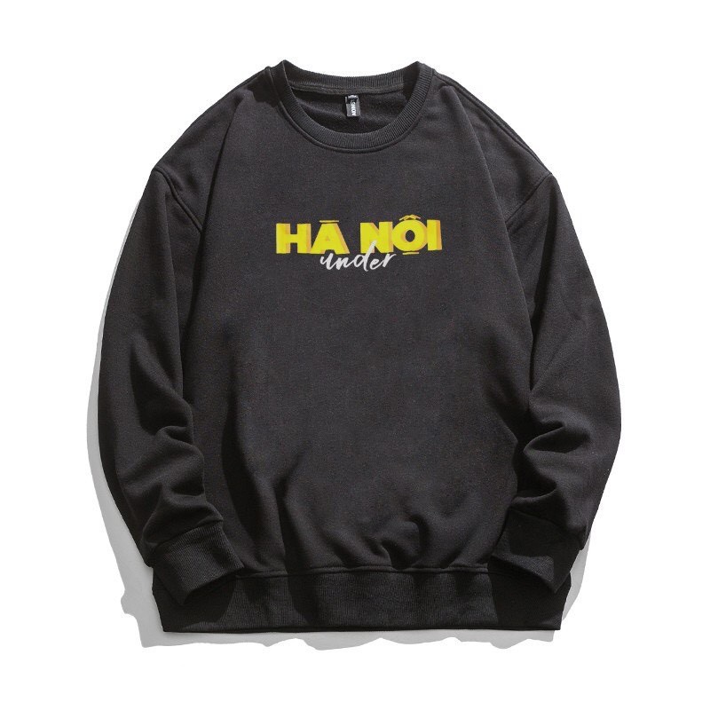 Áo sweate chất NỈ under Hà Nội, 100% Cotton Nam Nữ Unisex [ TREND 2021 ]