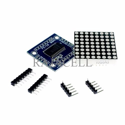 Mô-đun Matrix 8x8 Led Max7219 Smd Cho Arduino