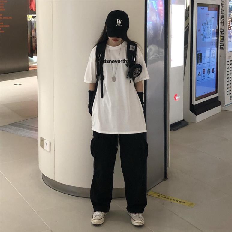 Áo thun tay lỡ form rộng Oversize, áo phông Unisex This A17
