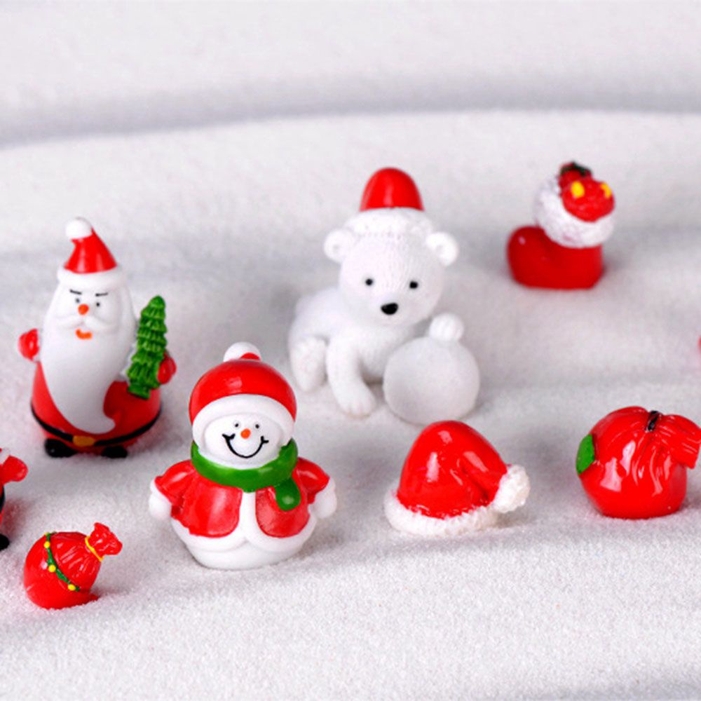 Đồ trang trí ông già noel mini dễ thương trang trí giáng sinh DIY