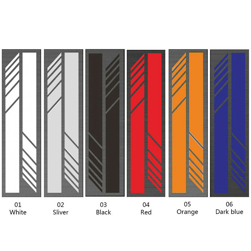 Set 2 Sticker Dán Trang Trí Xe Ô Tô | BigBuy360 - bigbuy360.vn