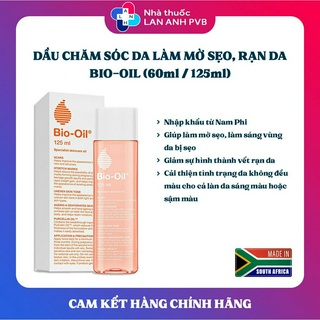 BIO OIL - SKINCARE OIL (Hàng nhập khẩu) - Dầu chăm sóc da chuyên biệt làm mờ sẹo, giảm rạn da, da không đều màu.