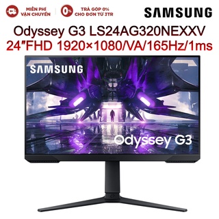 Màn hình máy tính LCD SAMSUNG Odyssey G3 LS24AG320NEXXV 24 FHD 1920 1080 VA 165Hz 1m thumbnail