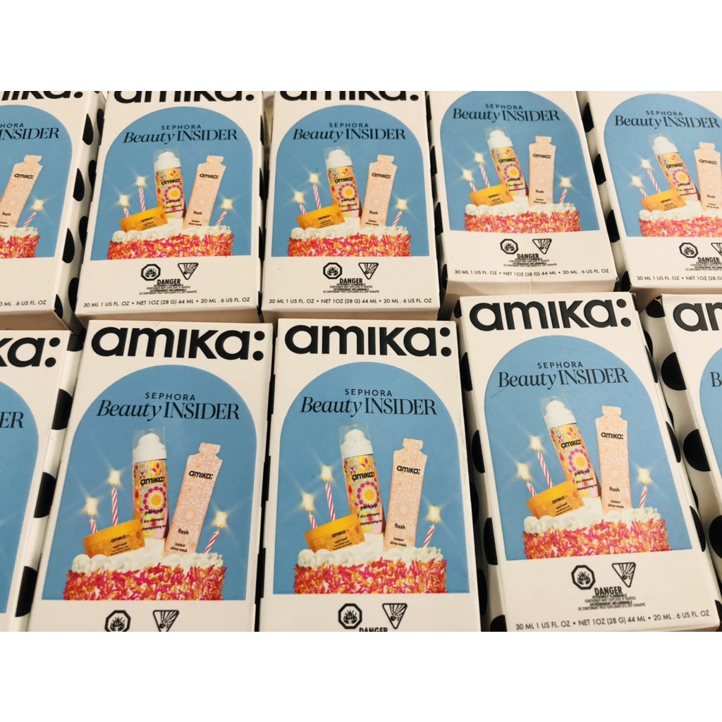Set Dầu Gội Khô AMIKA 3 món Perk Up Dry Shampoo 44ml, Mặt Nạ Dưỡng Tóc 20ml, Ủ Phục Hồi Tóc 30ml