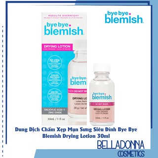 Lotion Chấm Xẹp Mụn Sưng Siêu Đỉnh Bye Bye Blemish Drying Lotion 30ml