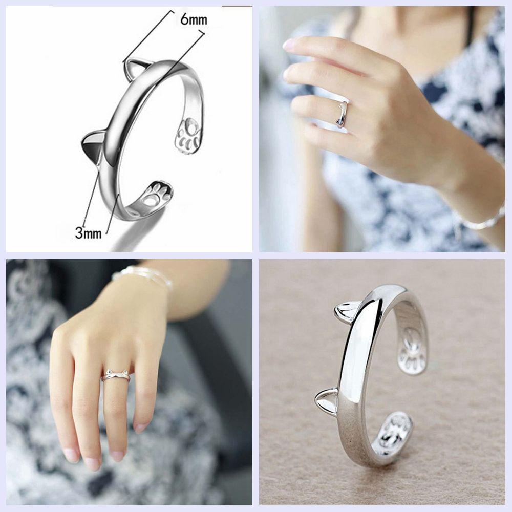 Nhẫn Dạng Mở Thiết Kế Xinh Xắn Thời Trang|Mạ