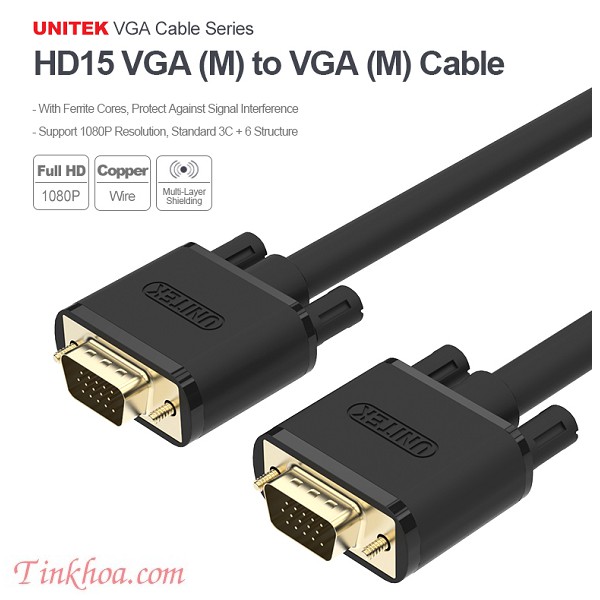 CÁP VGA 15M UNITEK YC507 CHÍNH HÃNG.