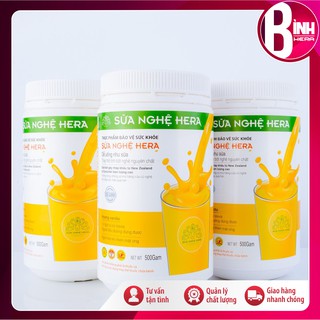[Hiệu Qủa 100%] Sữa nghệ Hera 500g - Hết đau bao tử, đẹp da - Hera Milk - Sữa nghệ thay thế tinh bột nghệ nguyên chất