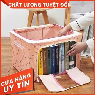 COMBO 2 Túi đựng đồ đa năng có khung sắt (Min_hous)