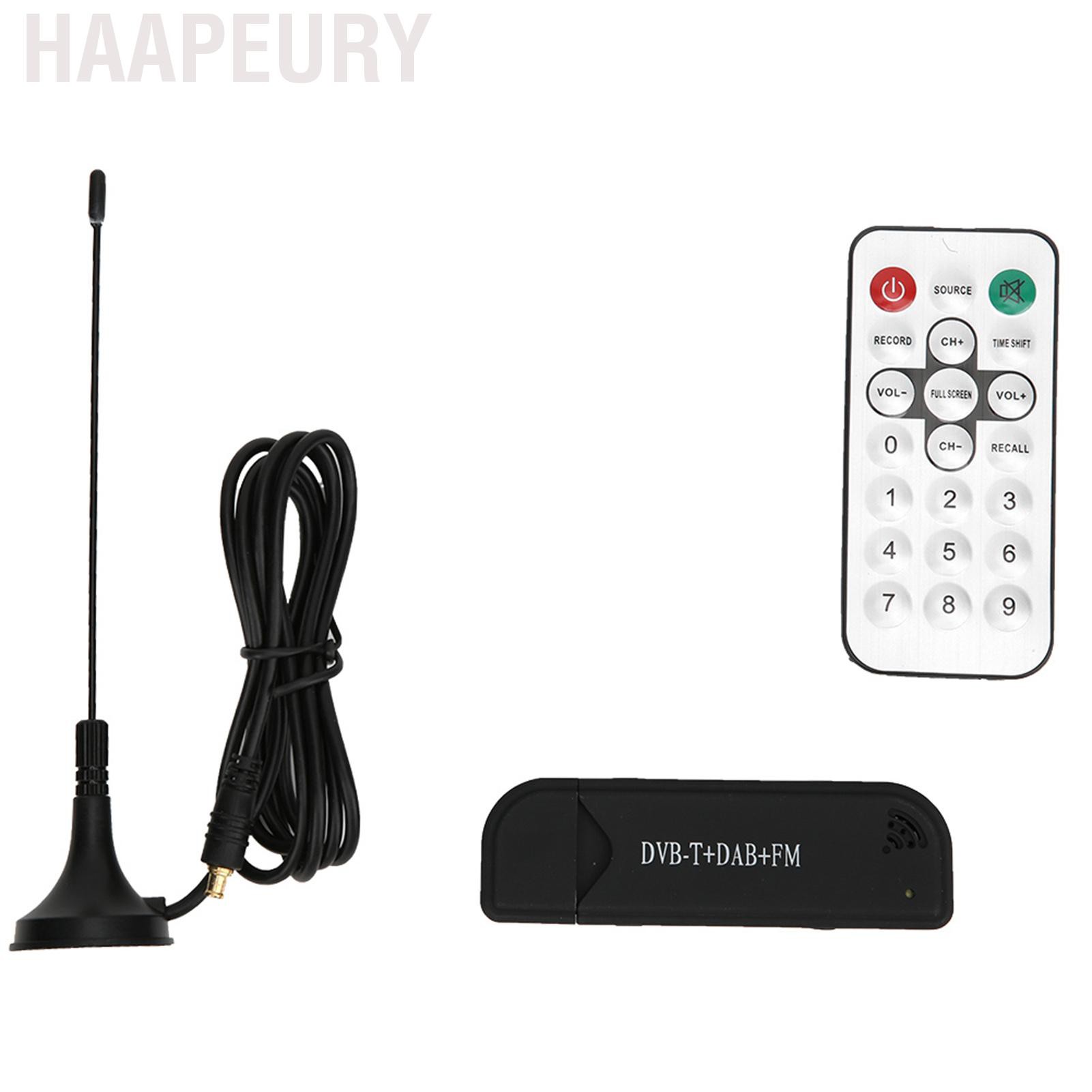 Haapeury RTL2832U USB DVB-T FM SDR Dongle Digital TV Tuner Stick Receiver