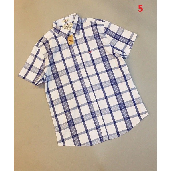 ÁO SƠ MI NAM KẺ SỌC CARO DÁNG SUÔNG