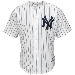 Áo đồng phục bóng chày York Yankees New York Yankie trắng xám xanh