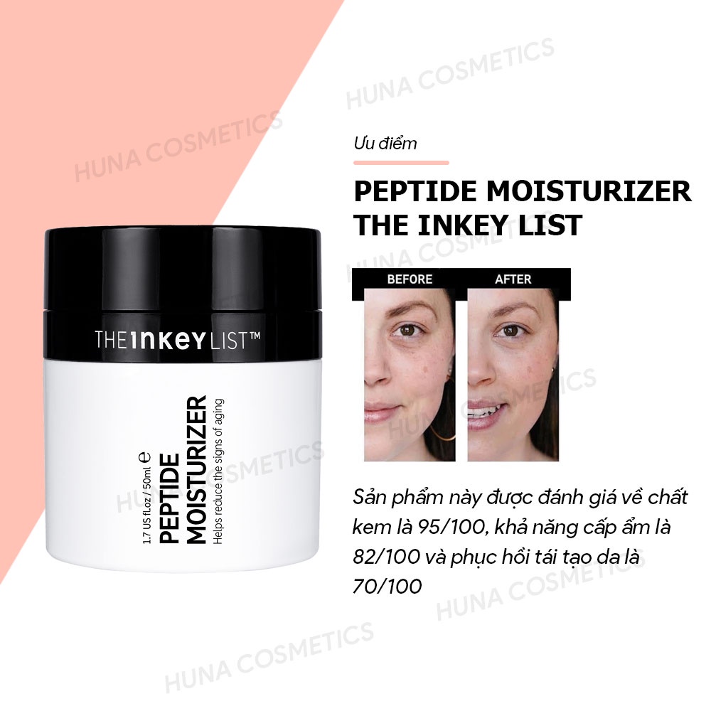 [BILL SEPHORA] KEM DƯỠNG ẨM THE INKEY PEPTIDE MOISTURIZER 50ML