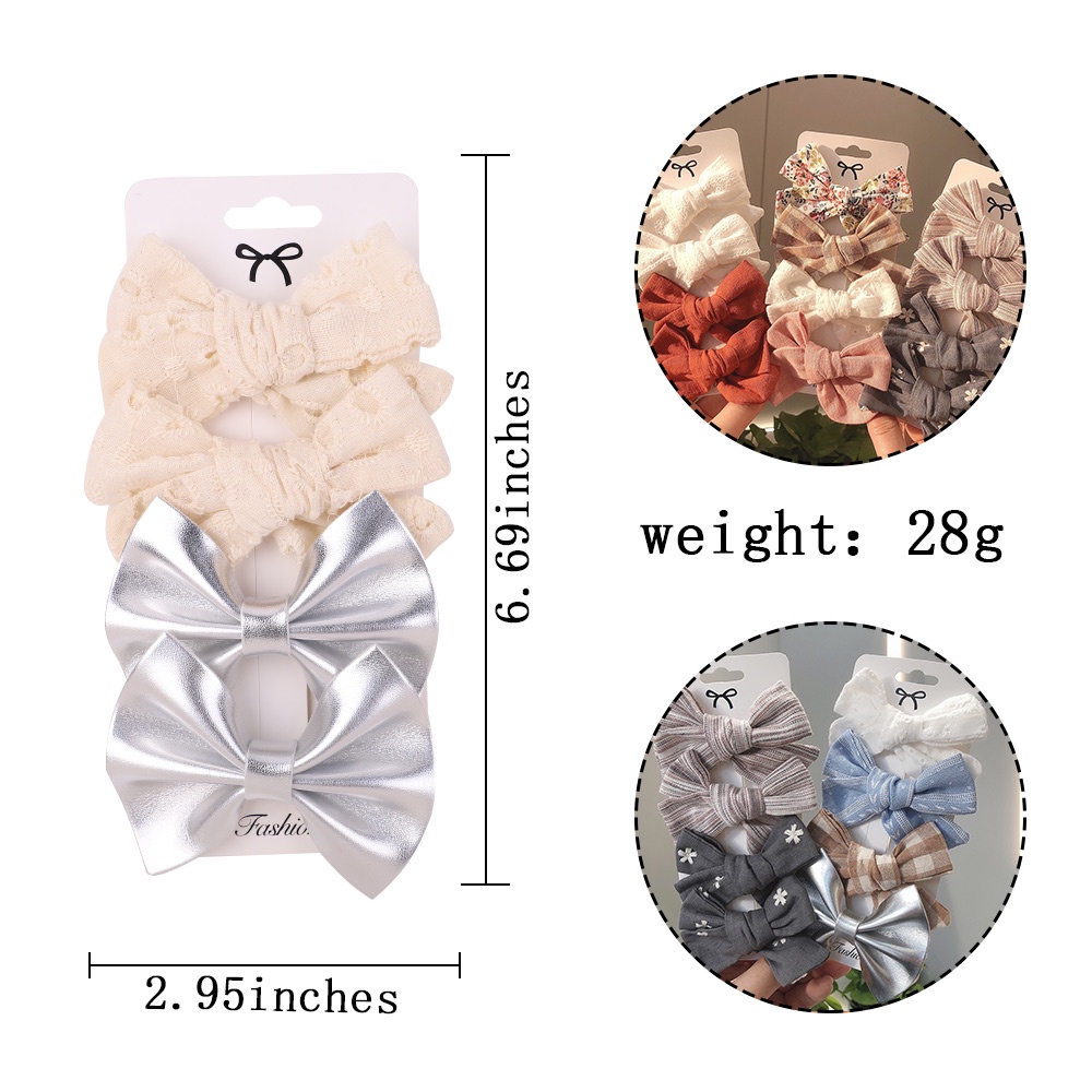 Set 4 kẹp tóc KIDSBOWS dễ thương dành cho bé gái