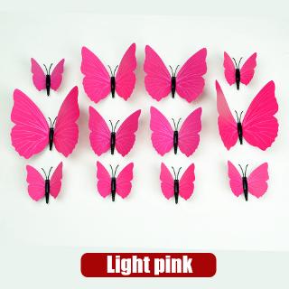Decal Dán Tường Hình Bướm 3d