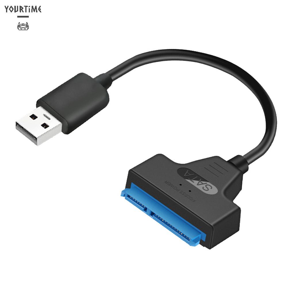Dây cáp chuyển đổi USB 2.0 sang Sata 22pin cho ổ cứng 2.5in HDD SSD chất lượng cao