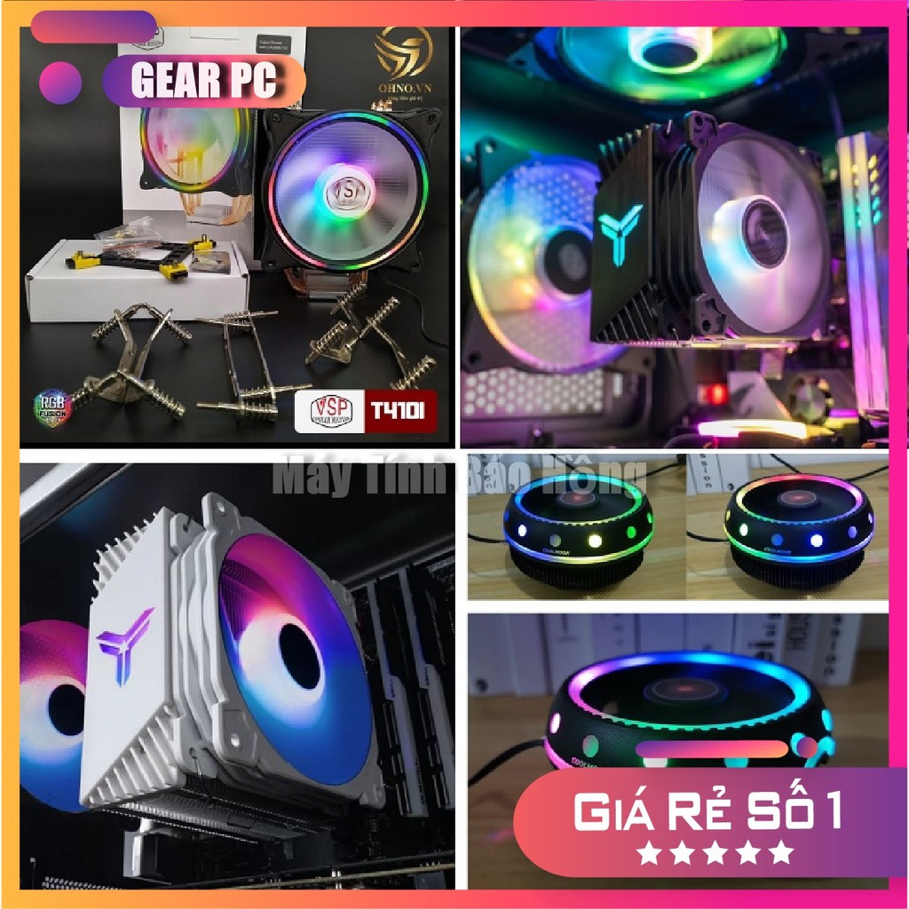 Tản Nhiệt Khí Fan CPU Jonsbo CR-1000 Led RGB | CR1000 , CR12000, T400i , T410i,T900i LED A-RGB NEW-Máy Tính Báo Hồng