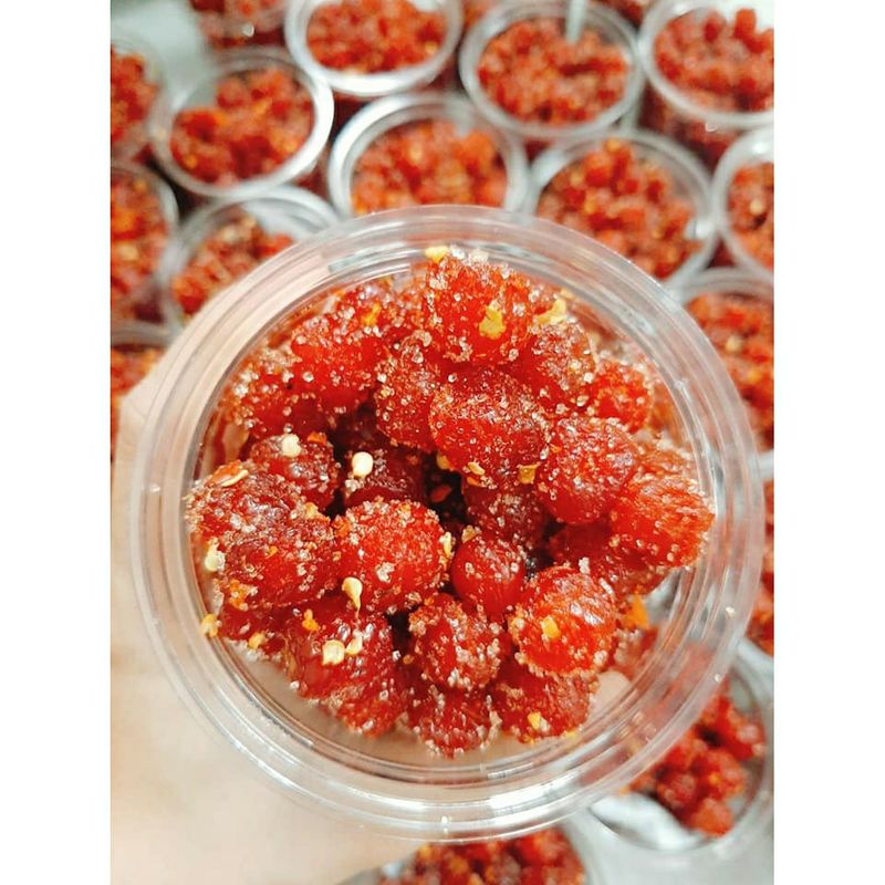 Chùm ruột chanh muối ớt pet 500gr
