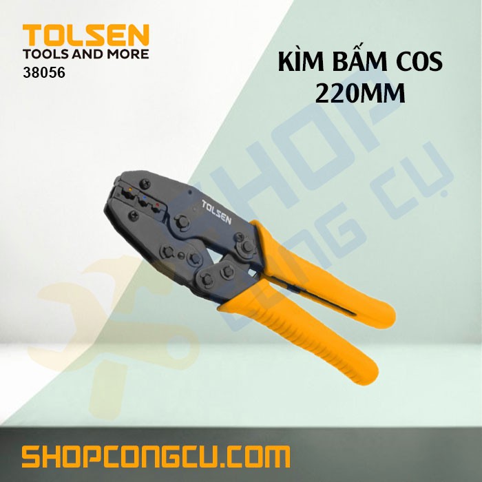 Kìm bấm cos 220mm Tolsen 38056