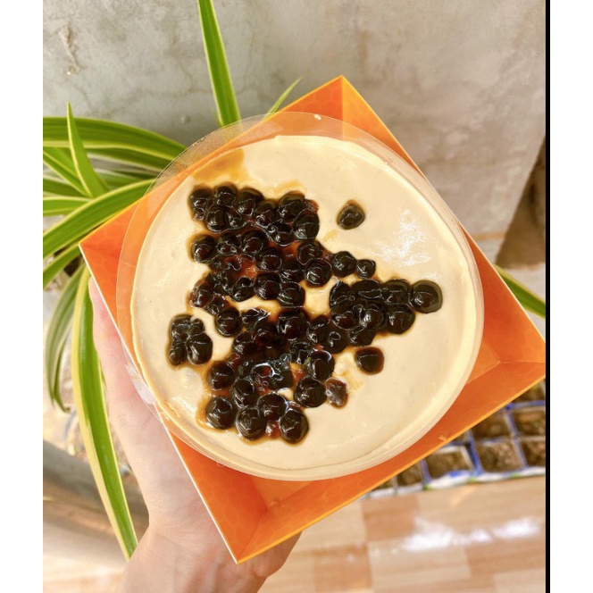 Set 50 hộp giấy kraft E1413 đựng bánh bông lan , đựng xôi , đựng plan gato,....