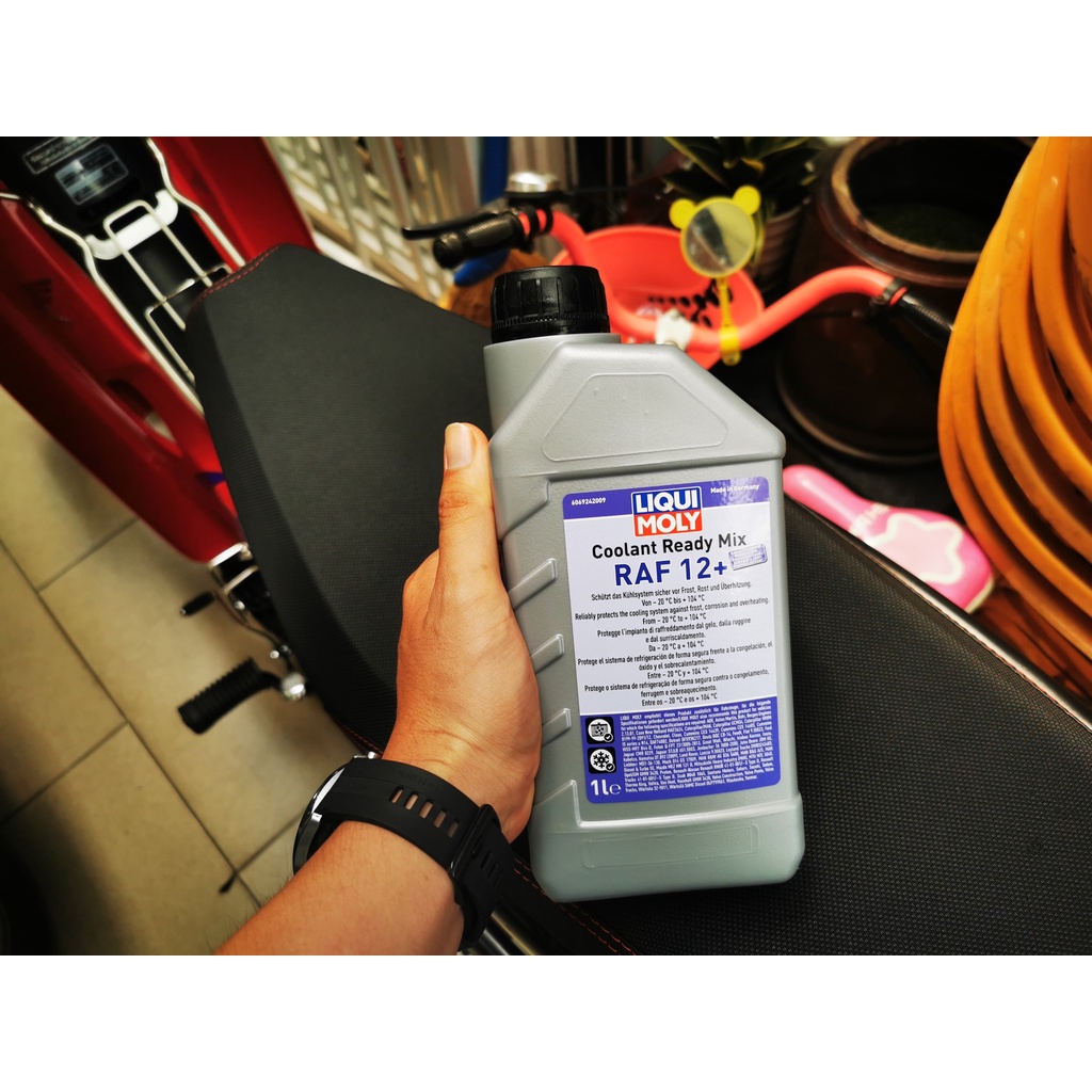 Nước Làm Mát Cao Cấp Pha Sẵn Liqui Moly Coolant Ready Mix RAF-12 Plus 1L