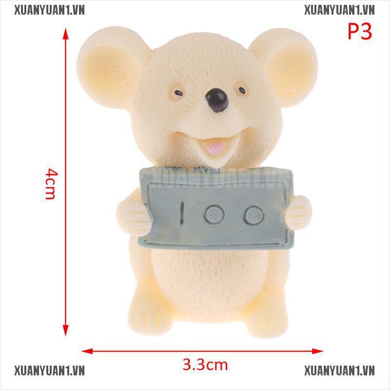 [XUANYUAN1] Đồ trang trí Búp Bê Chuột Tuyết Giáng Sinh Mini Trang Trí Năm Mới 1